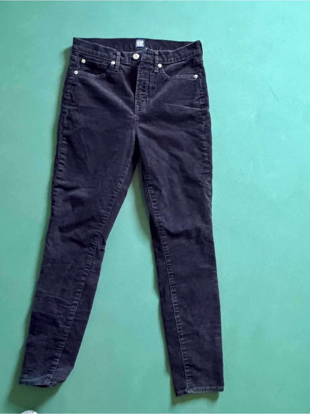 GAP Women's Black Skinny Corduroy Pants